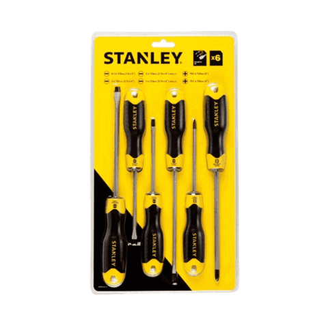 STANLEY ST65-242-8 6PCS CUSHION GRIP SCREWDRIVER SET