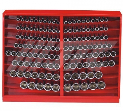 JTCH4137L 1/2" 137PC DEEP SOCKET DISPLAY SET