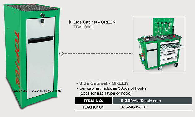 Side Cabinet - GREEN (TBAH0101)