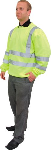 HI-VIS SWEATSHIRT LARGE