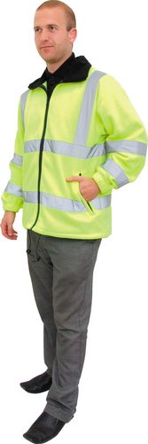 HI-VIZ FLEECE JACKET MEDIUM