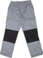 SICILIA PREMIUM TRADESMAN TROUSERS GY/BK 34"Wx33"L