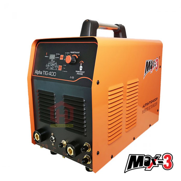 MAX3 ALPHA TIG400P IGBT INVERTER TIG WELDER