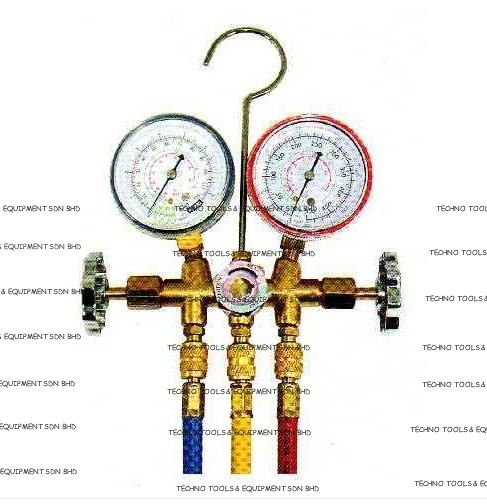 SERVICE MANIFOLD GAUGE SET for R-22, R-134a, R-404A