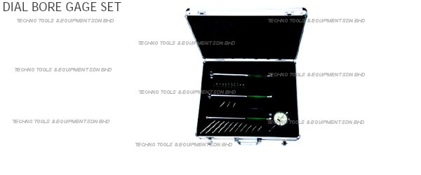 INSIZE 2322-S3 DIAL BORE GAGE SET 18-160mm (3pcs)