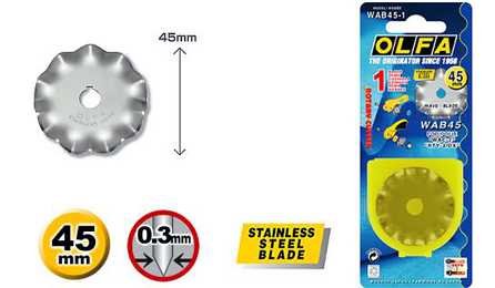 Olfa WAB45-1 Blades For Model WAC-2 (1pcs/pack)