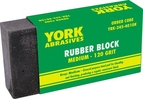 ABRASIVE BLOCK MEDIUM GREY 120 GRIT