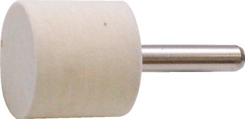 25mmx7mm FELT BOB CYLINDER TYPE 3mm SHANK