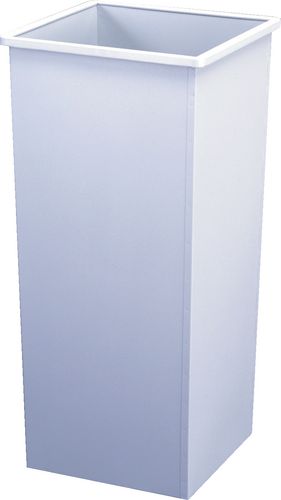 METAL 48LTR LIGHT GREY WASTE BIN OFI8430030K