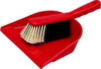 PLASTIC DUSTPAN & BRUSH SET