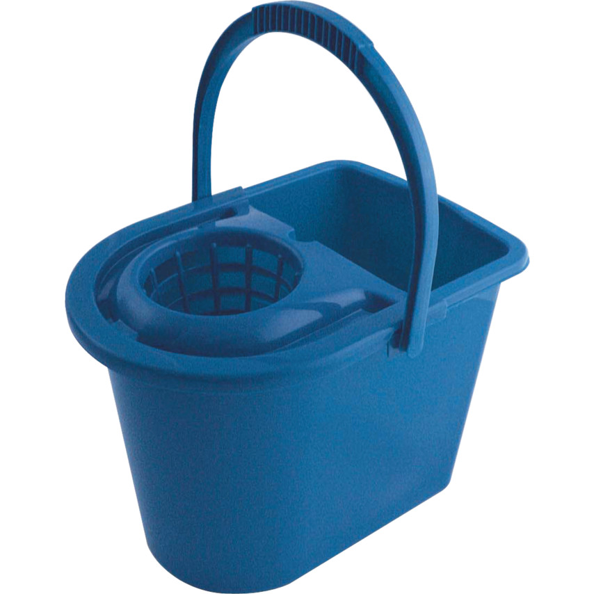 15LTR PLASTIC MOP BUCKETBLUE