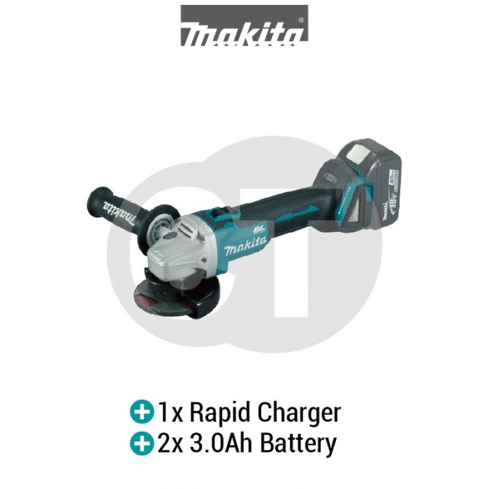 MAKITA DGA404RFE 4" (100mm) 18V Cordless Angle Grinder