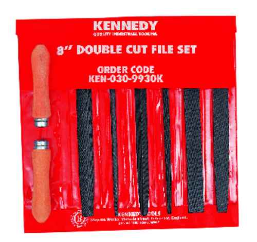 8" DOUBLE CUT ENGINEERS FILE SET-8PCE