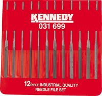 Kennedy 14CM 5.1/2" Cut 2 Assorted Needle File Set-12Pce 