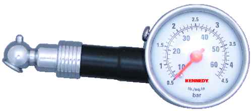 DIAL TYPE TYRE PRESSURE GAUGE