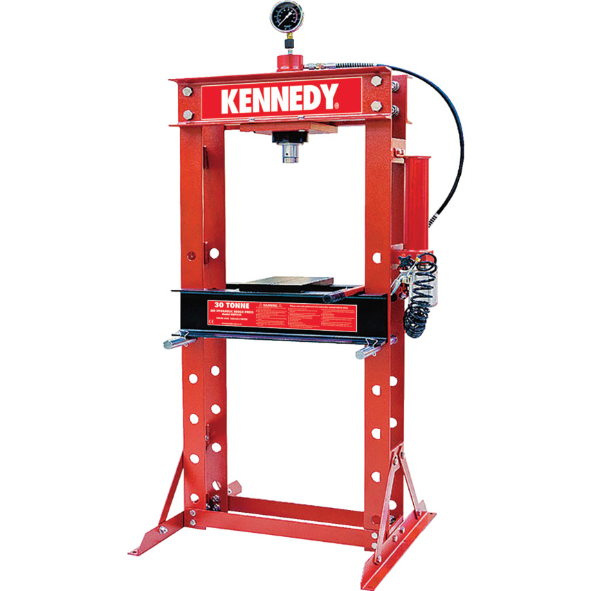 KEN5039490K AIR/HYD FLOOR STANDING WORKSHOP PRESS 30 TONNE