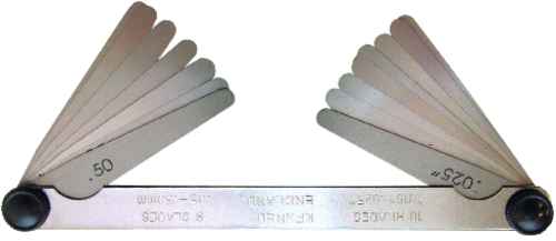 MET/IMP COMB FEELER GAUGE SET 3" 18-BLD.