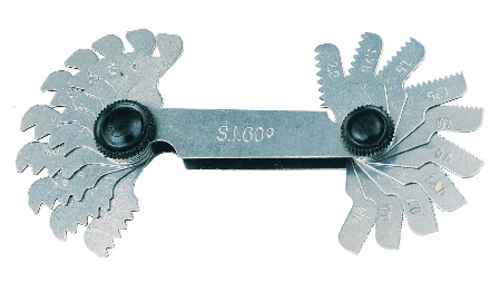 28 BLADE SCREW PITCH GAUGE 60 DEG AMERICAN