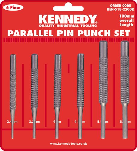 PARALLEL PIN PUNCHES SETOF 6