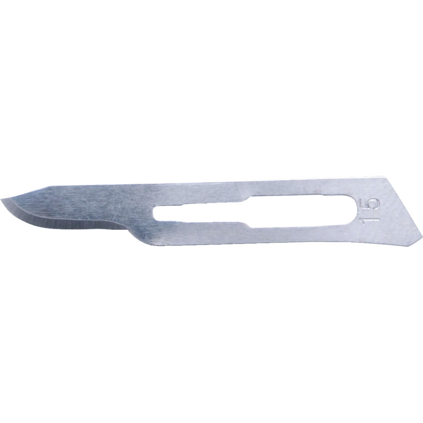 No.15 CARBON STEEL SURGICAL BLADE (PK-100)