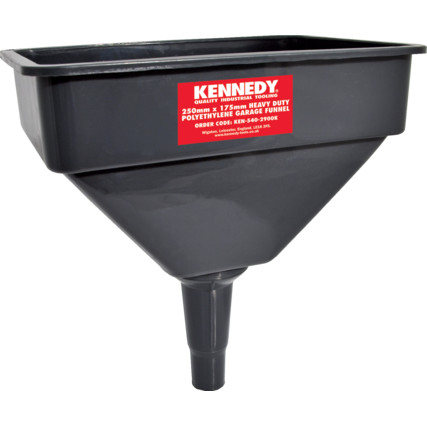 10"x7" H/D POLYETHYLENE GARAGE FUNNEL