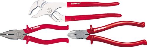 HEAVY DUTY CV PLIER & DIAGONAL CUTTER SET 3-PCE