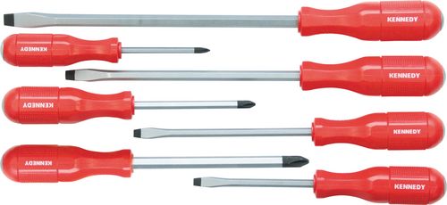 POUND THRU' HI-GRIP SCREWDRIVER SET 7-PCE