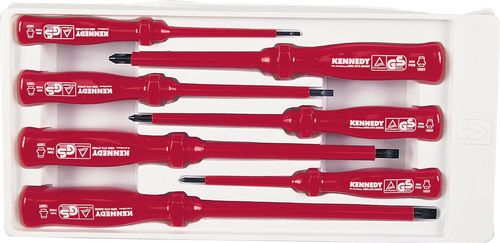 INSULATED VDE SCREWDRIVER SET 7-PCE KEN5725900K