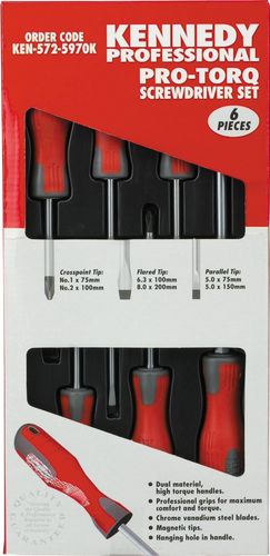 6-PCE PRO-TORQ SCREWDRIVER SET