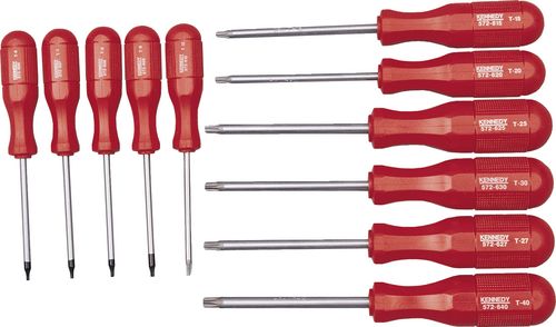 TORX HI-GRIP SCREWDRIVERSET 11-PCE