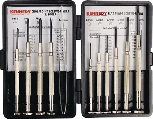 Kennedy 11-Pce Precision Screwdriver & Tool Set