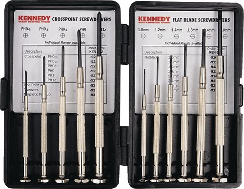 11-PCE PRECISION SCREWDRIVER & TOOL SET