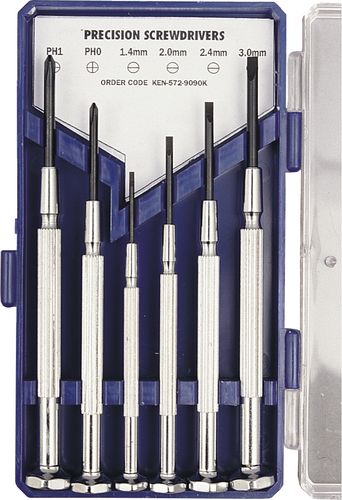 6-PCE PRECISION SCREWDRIVER & TOOL SET