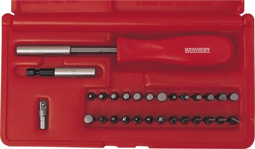 KENNEDY KEN573-6450K 29-PCE ENGINEERS SCREWDRIVER BIT SET