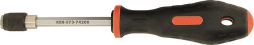 SCREWDRIVER HANDLE WITH 1/4" HEX Q/REL. BIT HOLDER