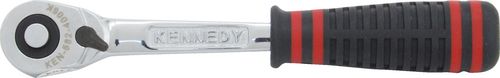 RATCHET HANDLE (RUBBER GRIP) 1/4" SQ DR