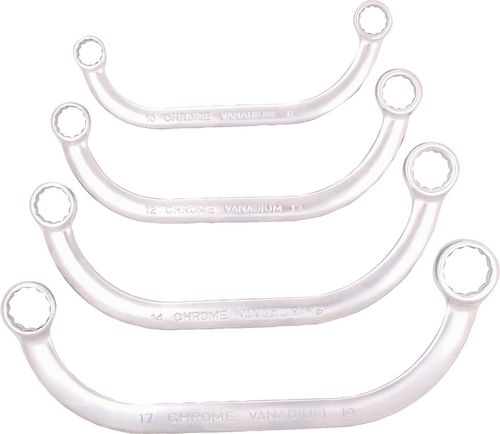KENNEDY KEN582-3776K 10-19mm RING CRESCENT WRENCH SET (4-PCE)