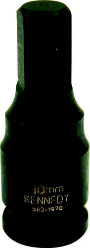 10mm HEX DRIVER IMPACT SOCKET 3/8" SQ. DR.