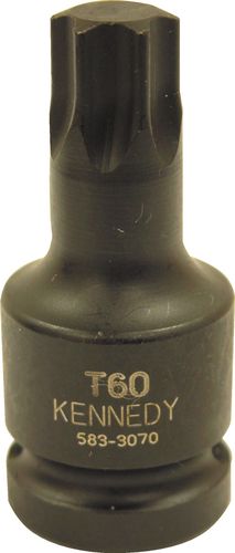 T47 INT. TORX IMPACT SOCKET 1/2" SQ. DR.