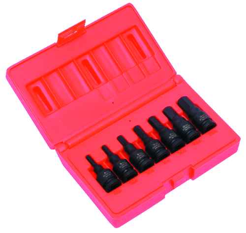 7-PCE HEX DRIVER IMPACT SOCKET SET 3/8" SQ. DR.