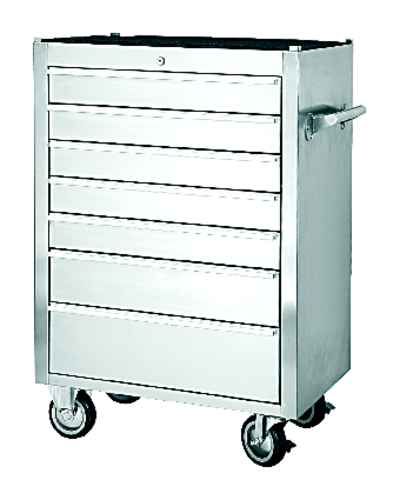 KENNEDY KEN594-6020K 7-DRAWER STAINLESS ROLLER CABINET