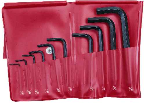 KENNEDY 1/16"-3/8" HEXAGON WRENCH SET (10-PCE)