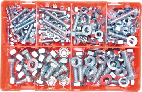 UNC HT SET SCREWS, NUTS,WASHERS BZP KIT