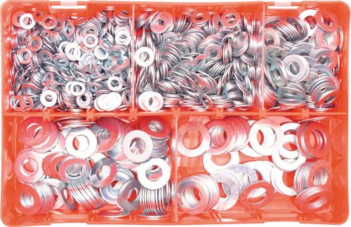 WASHERS FLAT METRIC BZP KIT