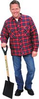 X-LARGE QUILTED WORKSHIRT RED