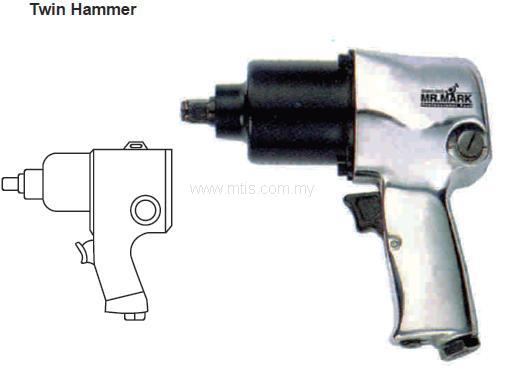 Mr Mark MK-502 1/2" TWIN HAMMER AIR IMPACT WRENCH