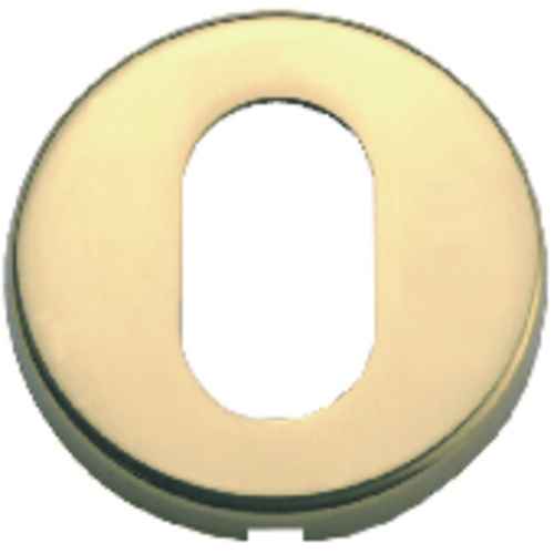 BRASS OVAL PROFILE ESCUTCHEON