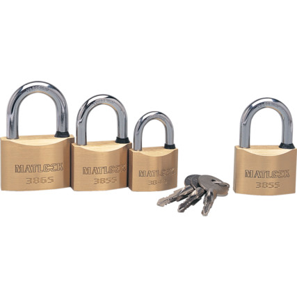 40mm BRASS CROSS KEY PADLOCK