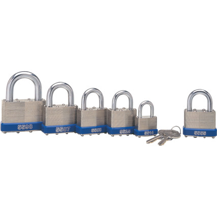 40x25mm LAMINATED PADLOCK STEEL BODY