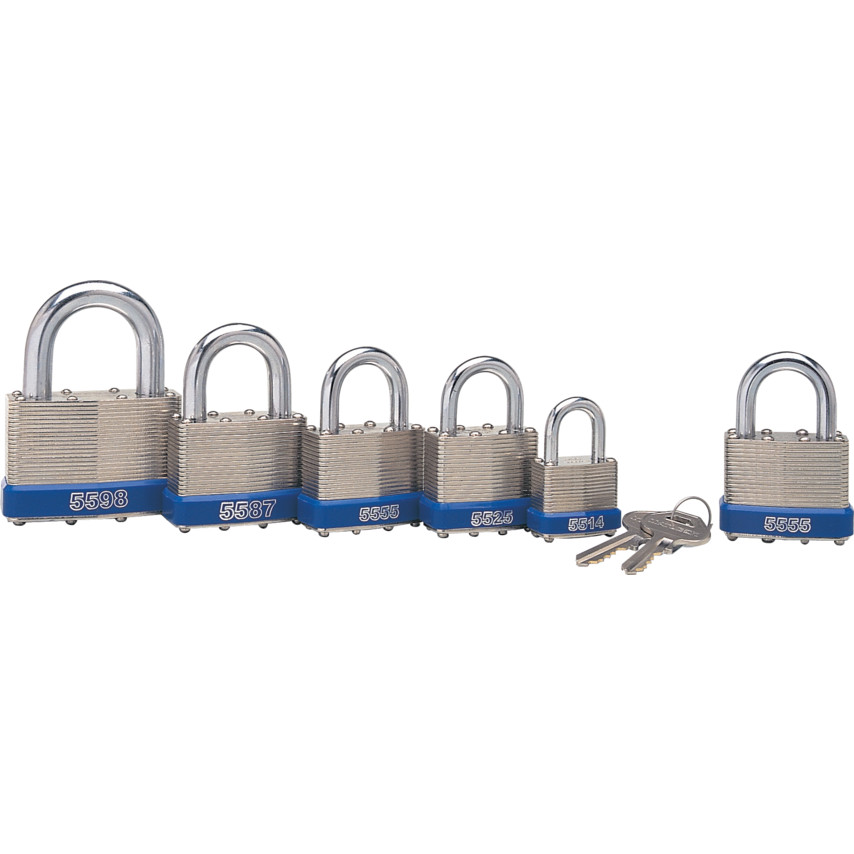 44x25mm LAMINATED PADLOCK STEEL BODY